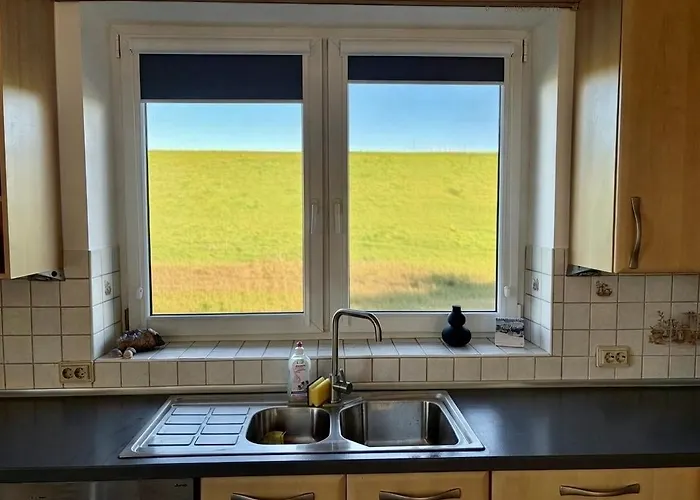 Schöne Direkt Am Elbdeich Apartment Grünendeich